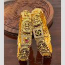 Sona Covering Ethnic Gold Plated Crystal Stone And Austrian Stone Bangles Set