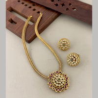 Sona Covering Elegant Pota Stone Necklace Set