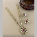 Sona Covering Elegant Pota Stone Necklace Set
