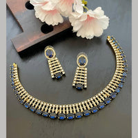 Sona Covering Glamorous Crystal Stone And Austrian Stone Necklace Set
