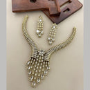 Sona Covering Glamorous Crystal Stone And Austrian Stone Necklace Set