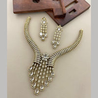 Sona Covering Glamorous Crystal Stone And Austrian Stone Necklace Set