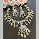 Sona Covering Glamorous Crystal Stone And Austrian Stone Necklace Set