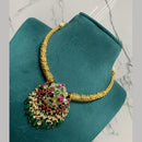Sona Covering Elegant Pota Stone Beads And Pearl Necklace Set