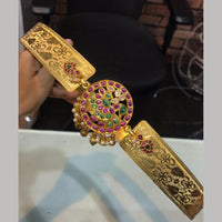 Sona Covering Traditional Pota Stone And Pearl Kamarbandh