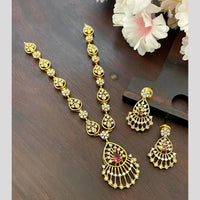 Sona Covering Glamorous Crystal Stone And Austrian Stone Necklace Set