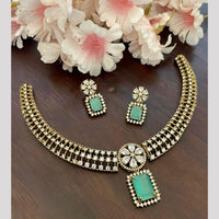 Sona Covering American Diamond Necklace Set with Matching Earrings