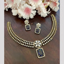 Sona Covering American Diamond Necklace Set with Matching Earrings