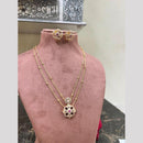 Sona Covering Glamorous Pota Stone And Austrian Stone Necklace Set