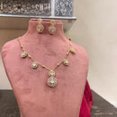 Sona Covering Designer Polki Kundan Stone Jewellery Necklace Set
