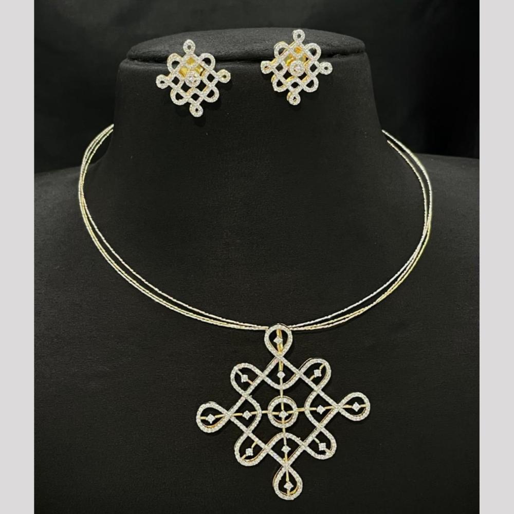 Sona Covering Glamorous  Austrian Stone Necklace Set