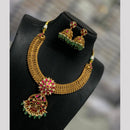 Sona Covering Luxury  Pota Stone Pearl And Beads Necklace Set