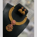 Sona Covering Luxury  Pota Stone Pearl And Beads Necklace Set