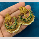 Sona Covering Royal Pota Stone And Pearl Dangler Earrings