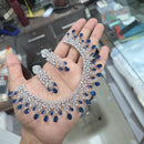 Sona Covering Designer American Daimond Necklace Set