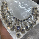 Sona Covering Designer American Daimond Necklace Set