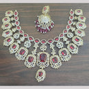 Sona Covering Designer American Daimond Necklace Set