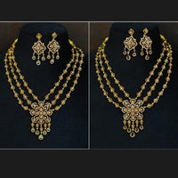 Sona Covering Designer American Daimond Necklace Set