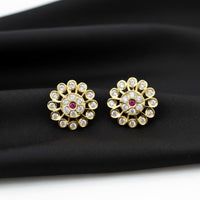Sona Covering Sparkle Austrain Stone Studs Earrings
