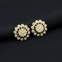 Sona Covering Sparkle Austrain Stone Studs Earrings