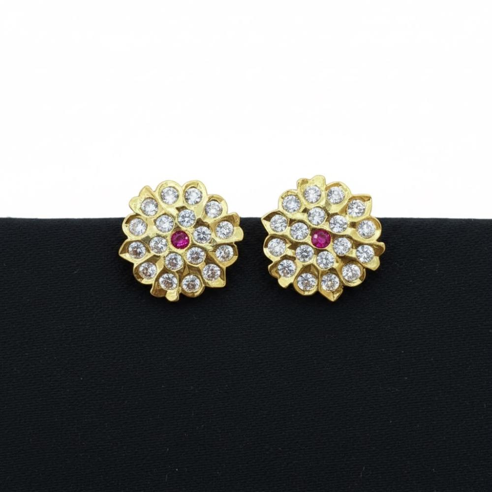 Sona Covering Sparkle Austrain Stone Studs Earrings
