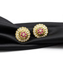 Sona Covering Sparkle Austrain Stone Studs Earrings