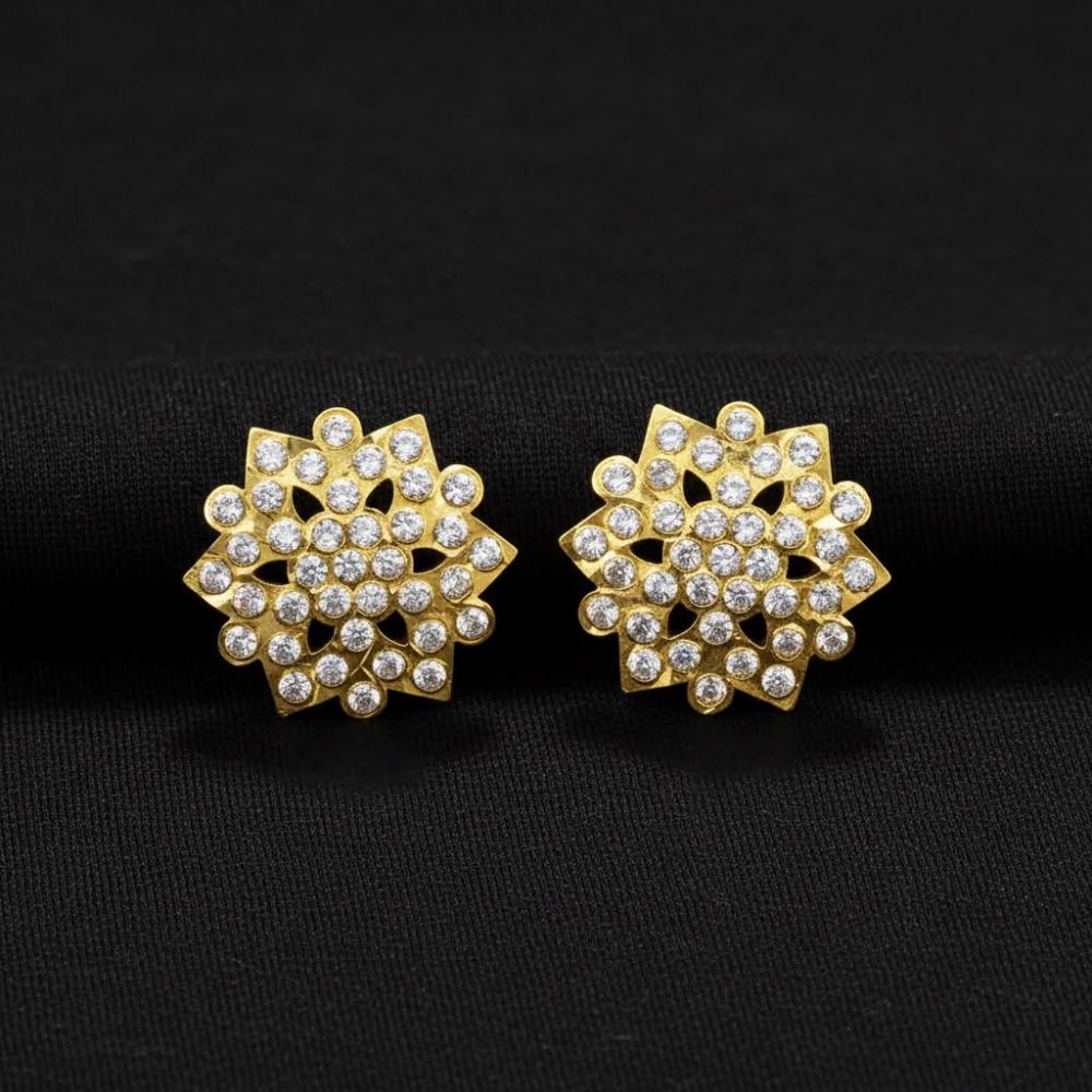 Sona Covering Sparkle Austrain Stone Studs Earrings