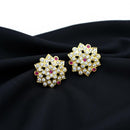 Sona Covering Sparkle Austrain Stone Studs Earrings
