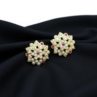 Sona Covering Sparkle Austrain Stone Studs Earrings