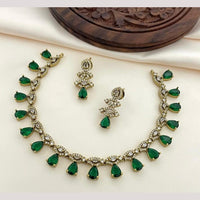 Sona Covering Austrian And Crystal Stone Necklace Set