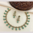 Sona Covering Austrian And Crystal Stone Necklace Set