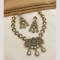 Sona Covering American Diamond  Necklace Set