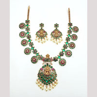 Sona Covering  Pota Stone Necklace Set
