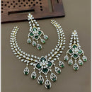 Sona Covering American Diamond Choker Necklace Set