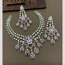 Sona Covering American Diamond Choker Necklace Set