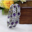 Sona Covering Sparkling American Diamond Bangles Set For Part Wear
