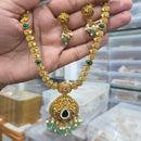 Sona Covering Glamorous Austrain Stone And Beads Necklace Set