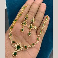 Sona Covering Glamorous American Daimond Necklace Set