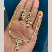 Sona Covering Glamorous American Daimond Necklace Set