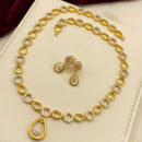Sona Covering Elegant Austrian Stone Long Necklace Set