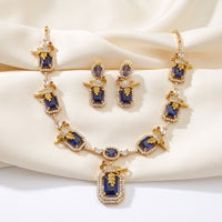 Sona Covering Premium American Diamond Designer Necklace Set