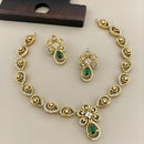 Sona Covering Elegant Crystal Stone And Austrian Stone Necklace Set