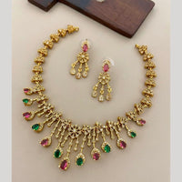 Sona Covering Classic American Diamond Designer Jewellery Necklace Set