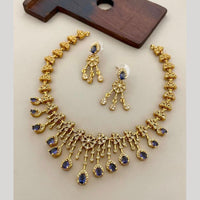 Sona Covering Classic American Diamond Designer Jewellery Necklace Set
