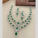 Sona Covering Classic American Diamond Designer Jewellery Necklace Set