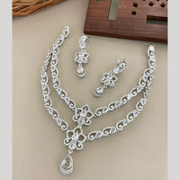 Sona Covering Classic American Diamond Designer Jewellery Necklace Set