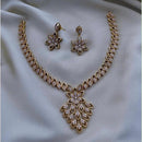 Sona Covering Elegant Austrian Stone Necklace Set