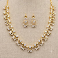 Sona Covering Elegant Austrian Stone Necklace Set