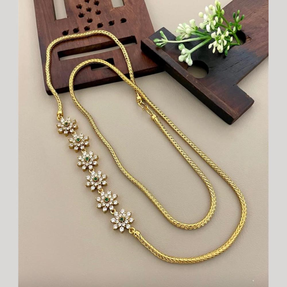 Sona Covering Classic Austrian Stone Chain Kamarbandh