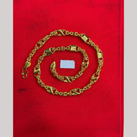 Pooja Sales Elegant Gold Plated Men's Chain